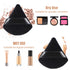 Etercycle 7-in-1 Makeup Spatula Korean and Powder Puff Set - Professional Cosmetic Palette with Triangle Puff for Eye Shadow, Eyelashes, Body Loos...