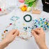 Xilitata 400 Pieces Round 8mm Glass Beads for Jewelry Making,Crystal Beads Bracelets Making Kit Glass Beads Crafts DIY Beads...