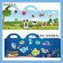 NIDEZON Sticker Activity Books Set for Toddlers, Reusable Sticker Book for Kids, Window Clings Educational Stickers Toy Birthday Gifts for Kids Ch...