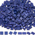 SUNNYCLUE 1 Box 300Pcs 2 Sizes Square Seed Beads Blue Tila Beads Bulk Half Cut 5mm Two Hole 1/2 Tila Bead Japanese Glass Mini Flat Rectangle Space...