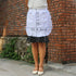 Women's Classic Half Apron with Pockets - White, Adjustable Restaurant/Christmas Apron, Easy Clean Fabric...