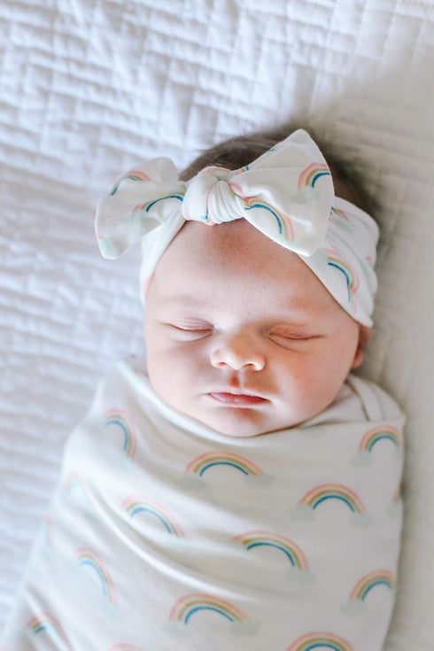 Copper Pearl Baby Bows: Stylish Headbands for Baby Girls, Premium Soft and Stretchy Baby Headbands, Perfect for Newborns, Trendy Designs - Daydrea...