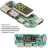 1 pcs 5V 2.4A 186 50 Charging Board Mobile Power Bank Module Dual USB 186 50 Lithium Battery Charger Board Digital LCD Display Protection Module w...