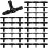 100PCS 1/4" Universal Barbed Tee Fittings, Kalolary 1/4 Inch Barbed Tee Connectors Drip Irrigation Fittings for 4mm/7mm Water Tube Parts Drip Irri...