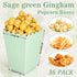 36Pcs Sage Green Mini Popcorn Boxes Green Popcorn Buckets Candy Favor Boxes for Movie Night Party Supplies, 2.2 x 4.2 x 3in...