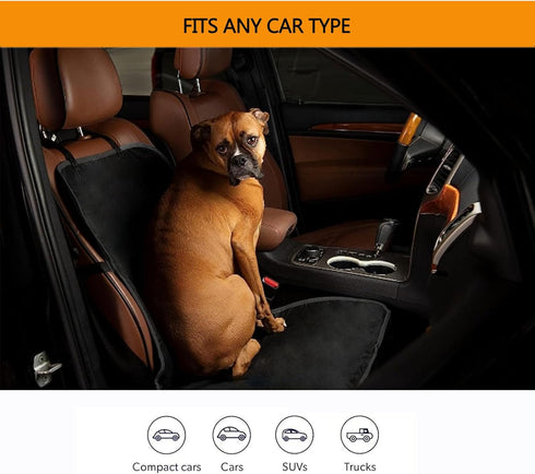 1 PC Car Safety Seat Cushion, Oxford Cloth Portable Anti-Slip Wear-Resistant Protective Pad, Foldable Easy-to-Storage Accessories, Compatible with...