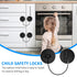 Refrigerator Lock for Kids, 2 Pack Fridge Lock Child Proof Cabinet Locks with Adhesive, Combination Child Safety Locks for Doors, Furniture, Kitch...