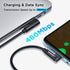 aceyoon 2-5ft Coiled USB C Cable, USB to USB C Auto Charging Cable, QC 3.0 Fast Charging Retractable Right Angle Type C Cable for Car, Compatible ...