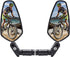 Bike Mirrors, ALLOMN 2Pcs Bicycle Rear View Mirrors for Handlebars, 360? Rotatable Convex Glass Lens Bar End Mirrors, Adjustable HD Handlebar Rear...