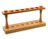 EISCO Wooden Test Tube Rack - Accommodates 6 Tubes, up to 22mm - 9.75" Wide - Premium Polished Wood Construction...