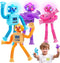 Robot Fidget Toys for Kids : 4 Pack LED Robotic Pop Tubes Telescopic Suction Cup Sensory Toy for 2 3 4 5 6 7 8 Year Old Boys Girls Christmas Birth...