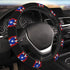 Puerto Rico Flag Steering Wheel Cover - Universal Elastic Stretch Steering Wheel Covers Fits Most Vehicles...