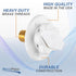 RecPro RV White City Water Fill Inlet Flange Brass with Check Valve | Made in America (No Hose Elbow)...