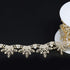 Jerler 1 Yard Tassel Rhinestone Trim, Gold Fringe Rhinestone Applique for DIY Decoration and Bridal Embellishments, Ideal for Wedding Party, 1" Wi...