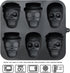 JETKONG Skull Cake Pan Silicone Skull Cakelet Mold Skull Pirate Cake Tin Baking Pan (Black)...