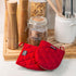 Oven Mitts Heat Resistant – (Red Color) Mini Oven Mitts, Silicone Gloves Heat Resistant, Kitchen Gloves for Cooking, Silicone Oven Mitts & Pot Hol...