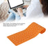 ASHATA Foldable Silicone Keyboard USB Wired Keyboard Mute Waterproof Rollup Keyboard for PC Laptop Notebook, 2 Color, 108 Keys(Orange)...