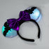 Mouse Ear Light Up Headband, Halloween Headband with LED, Flash Glowing Party Decoration Costume Headwear Hair Accessories for Women Girls...