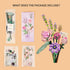 Mini Bricks Flower Bouquet Building Set, Artificial Flowers DIY Unique Decoration Home 547 Pcs Botanical Collection for Couples Women Wife Girl...