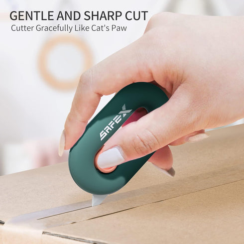 Box Cutter Retractable, Box Opener, Ceramic Box Cutter, Built-In Magnetic, Mini Box Cutter, Safety Box Cutter, Cute Box Cutter, Small Box Cutter F...