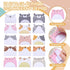6 Packs Cute Animal Sticky Notes, 225 Sheets Self-Adhesive Cartoon Animal Sticky Note Pads, Multifunctional Removable Different Shapes Sticky Memo...