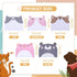 6 Packs Cute Animal Sticky Notes, 225 Sheets Self-Adhesive Cartoon Animal Sticky Note Pads, Multifunctional Removable Different Shapes Sticky Memo...