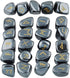 SUNYIK Natural Hematite Rune Stones Set with Engraved Elder Futhark Alphabet Lettering Polished Healing Crystal Kit...