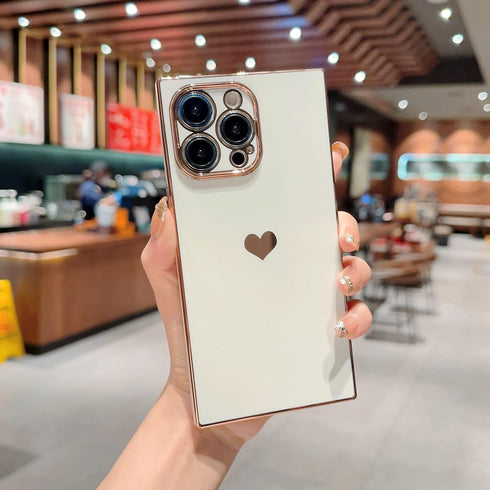 Tzomsze Compatible with Square iPhone 14 Pro Max Case for Women, Cute Cases Full Camera Protection, Reinforced Corners TPU Cushion Shockproof Edge...