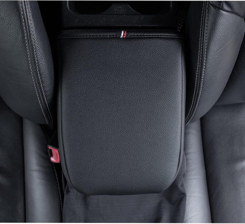 JDMCAR Center Console Cushion Compatible with Toyota Tacoma Accessories 2016-2022 2023, Customized PU Leather Cover Center Console Lid Protector...