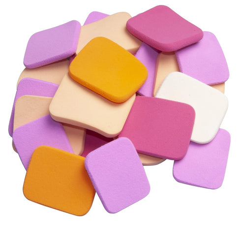 Diane D6049 Assorted Latex Makeup Cosmetic Sponges - 24 Pack...