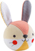 Petit Collage Organic Cotton Soft Chime Busy Baby Ball – Learning Toy for Babies and Toddlers, Measures 6” x 4.75” x 5” – Cute Activity Toy That E...