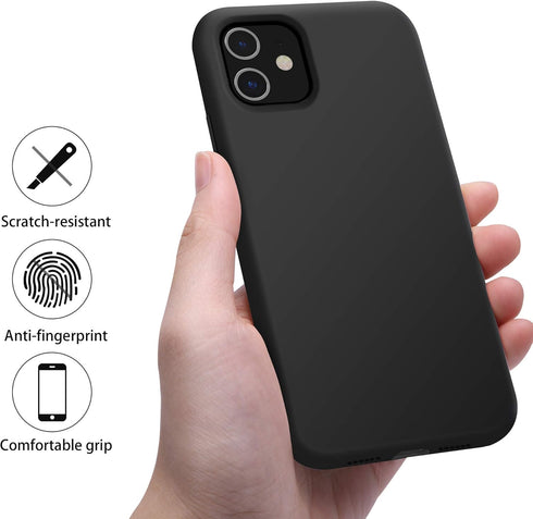 OTOFLY Compatible with iPhone 11 Case,Ultra Slim Fit iPhone Case Liquid Silicone Gel Cover with Full Body Protection Anti-Scratch Shockproof Case ...