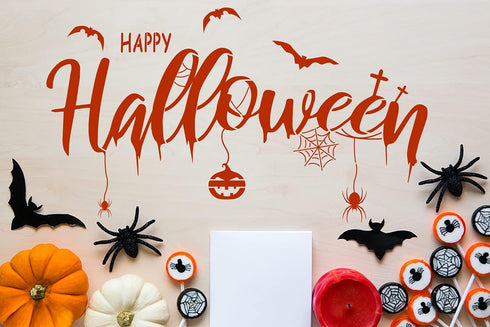 9PCS Halloween Stencils for Painting on Wood Wall Creative Patterns DIY Halloween Drawing Template Pumpkin Bat Decoration Crafts Stencils Perfect ...