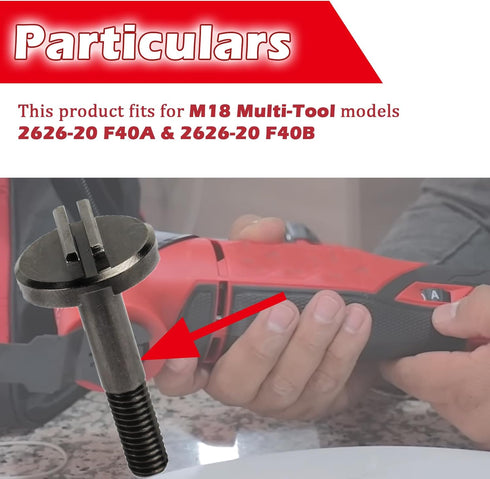 Blade Backing Pad Screw Fits For Milwaukee M18 Multi-Tool (06-75-0025-1 PACK)...
