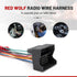 RED WOLF Car Stereo Wiring Harness Compatible with Volkswagen 2004-2015, BMW 3/5, Audi 2002-2010 Aftermarket Install Power/Speaker CD Player Conne...