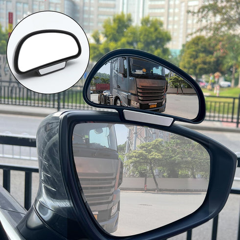 Rearview mirror blind spot mirror?Car Blind Spot Side Mirror?Rear View Auxiliary Blind Spot Mirror?Adjustable Blindspot Convex Wide Angle Side Rea...