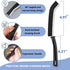3 PCS Gap Cleaning Brush Hand-held Crevice Cleaning Tool Hard-bristled Window Groove Cleaning Brush, Small Crevice Cleaning Brushes for Blind, Bas...