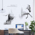 Horse Wall Decals Wall Stickers Peel and Stick Removable Decal Stick DIY Wall Art Murals Home Wall Decor for Bedroom Living Room Classroom Office ...