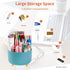 Desk Pencil Pen Holder, 5 Slots 360°Degree Rotating Pencil Pen Organizers for Desk, Desktop Storage Stationery Supplies Organizer, Cute Pencil Cup...