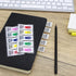 Please Sign Message Flags Assorted Color, 400 Pages Total, 0.79x1.77 Inch Wide Flags, Easy to Post, 4 On-The-Go Dispensers/Pack...