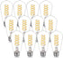 ST58 (ST19) LED Edison Bulb 60 Watt Equivalent, CRI 80+, Shatterproof High Brightness Natural White 4000K Dimmable Antique LED Filament Light Bulb...