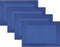Vinyl Placemats Heat-Resistant Table Mats Washable Easy Clean Plastic Placemats for Dining Table Set of 4 (Blue)...