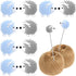 COMNICO 10PCS Knit Knitting Needles Point Protectors Silicone Cute Hedgehog Needle Tip Stitch Stoppers Sewing Supplies Accessories for DIY Art Cra...