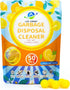 Garbage Disposer Freshener,Sink Disposal Odor Eliminator,50 Count Lemon Scented Deodorizer Drops,Kitchen Sink Freshener Pods...