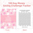 100 Envelopes Money Saving Challenge Binder A5 Money Saving Binder with Cash Envelopes Helping You Complete the Challenge to Save $5,050 in 100 Da...