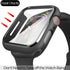 pzoz Compatible for Apple Watch Series SE2 /6/5 /4 /SE 40mm Case with Screen Protector Accessories Slim Guard Thin Bumper Full Coverage Matte Hard...