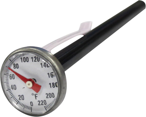 MASTERCOOL 1" Analog Thermometer, 52220, ?F, 0 to 220?F Temperature Range...