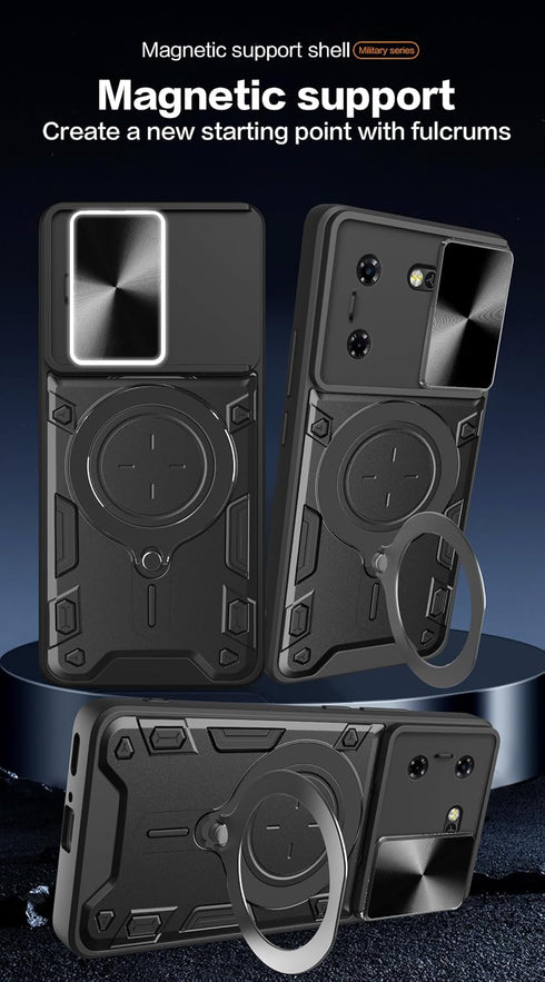 Case Compatible with Tecon Pova 5 Case,Case Compatible with Tecon Pova 5 NFC,with Slide Camera Lens Cover Case Compatible with Tecon Pova 5 LH7n C...