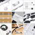 Cord Management Organizer Kit 2 Cable Sleeve Split with 41Self Adhesive Cable Clips Holder, 10pcs and 2 Roll Self Adhesive tie and 100 Fastening C...