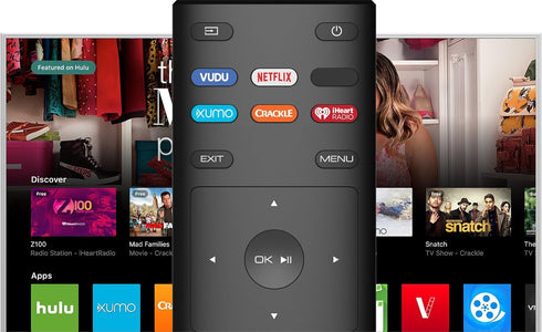 Universal Remote Control, XRT136 for VIZIO All LED LCD HD 4K UHD HDR Smart TVs with Hulu Netflix Vudu iHeart Radio, Crackle XUMO App Keys...